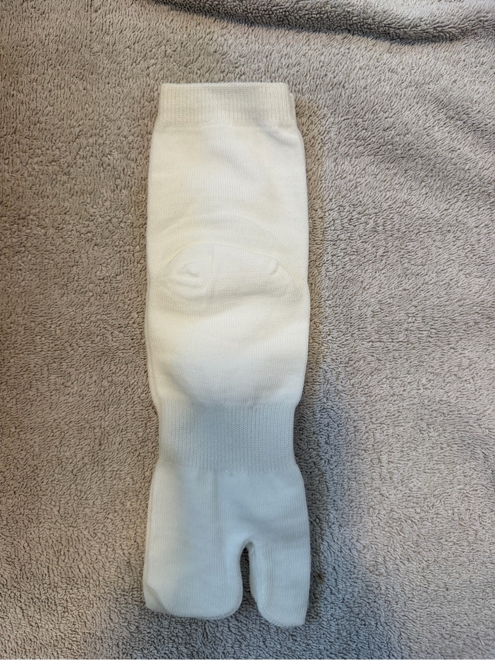 White Tabi Split-Toe Sock